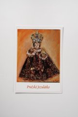 Infant Jesus Painted Postcard