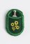 Infant Jesus of Prague in casing - nickel-plated - Colour: Green