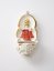 CERAMIC Holy Water Font with Infant of Prague 16,5cm / 6.50 - Colour: Red