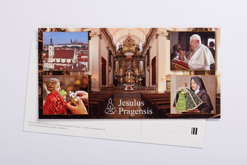 Postcard Jesulus Pragensis - Velikost: 21 x 10cm / 8.26" x 3.93"