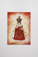 Infant Jesus Painted Postcard