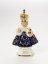Infant Jesus of Prague Ceramic – 2000 16cm/6.30in - Colour: Blue