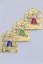 Magnetic Infant Jesus Tag - Gold With Figure - Colour: Red