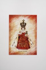 Infant Jesus Painted Postcard