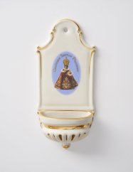 Kropenka porcelánová s Pražským Jezulátkem - malá