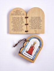 Small Diptych with the Infant Jesus of Prague and Prayer Our Father - Czech