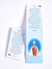 Magnetic Bookmark Infant Jesus of Prague with Prayer