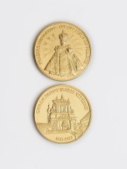Infant Jesus/Church Brass Coin