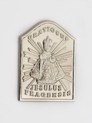 Magnetic Infant Jesus Tag - Silver