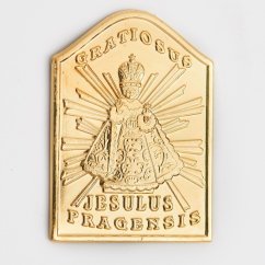 Magnetic Infant Jesus Tag - Gold